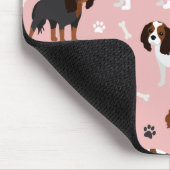 Cavalier King Charles Spaniel Paws and Botten Mous Muismat (Hoek)