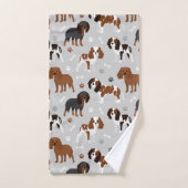 Cavalier King Charles Spaniel Paws en Botten Bad Handdoek (Handdoek)