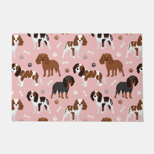 Cavalier King Charles Spaniel Paws en Botten Deurmat