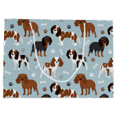 Cavalier King Charles Spaniel Paws en Botten Groot Cadeauzakje (Achterkant)