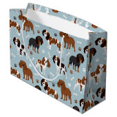 Cavalier King Charles Spaniel Paws en Botten Groot Cadeauzakje (Achterkant Gekanteld)