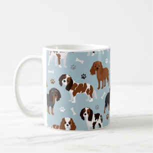 Cavalier King Charles Spaniel Paws en Botten Koffiemok