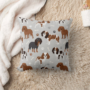 Cavalier King Charles Spaniel Paws en Botten Kussen