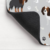 Cavalier King Charles Spaniel Paws en Botten Muismat (Hoek)