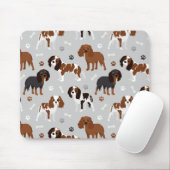 Cavalier King Charles Spaniel Paws en Botten Muismat (Met muis)