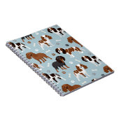 Cavalier King Charles Spaniel Paws en Botten Notitieboek (Rechterzijde)