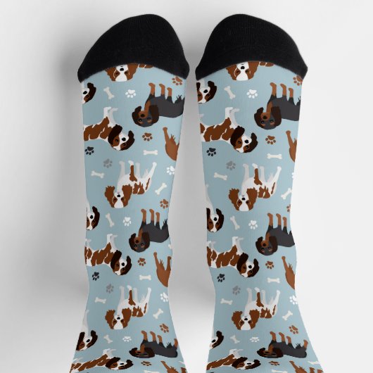 Cavalier King Charles Spaniel Paws en Botten Socks Sokken (Top)
