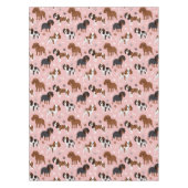 Cavalier King Charles Spaniel Paws en Botten Tafelkleed (Voorkant)