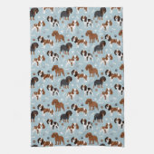 Cavalier King Charles Spaniel Paws en Botten Theedoek (Verticaal)