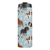 Cavalier King Charles Spaniel Paws en Botten Thermosbeker (Voorkant)