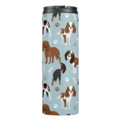 Cavalier King Charles Spaniel Paws en Botten Thermosbeker (Achterkant)