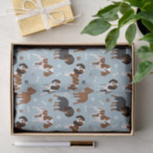 Cavalier King Charles Spaniel Paws en Botten Tissuepapier (Geschenk)