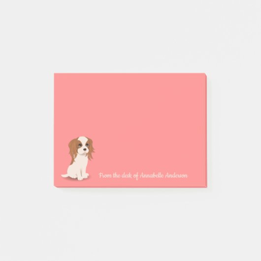 Cavalier King Charles Spaniel personaliseren Post-it® Notes (Voorkant)