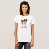 Cavalier King Charles Spaniel personaliseren T-shirt (Voorkant volledig)