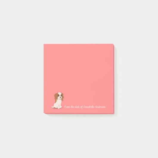 Cavalier King Charles Spaniel Personalize Post-it  Post-it® Notes (Voorkant)