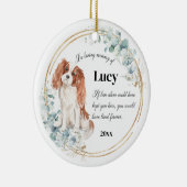 Cavalier King Charles Spaniel Pet Memorial Keramisch Ornament (Rechts)