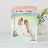 Cavalier King Charles Spaniel Pet Sympathie Kaart (Staand voorkant)