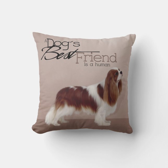 Cavalier King Charles Spaniel Pillow Kussen (Voorkant)