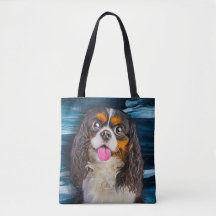 Cavalier King Charles Spaniel Portrait Painting