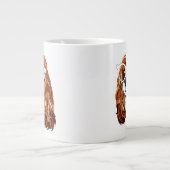 Cavalier King Charles Spaniel Portret Grote Koffiekop (Voorkant)