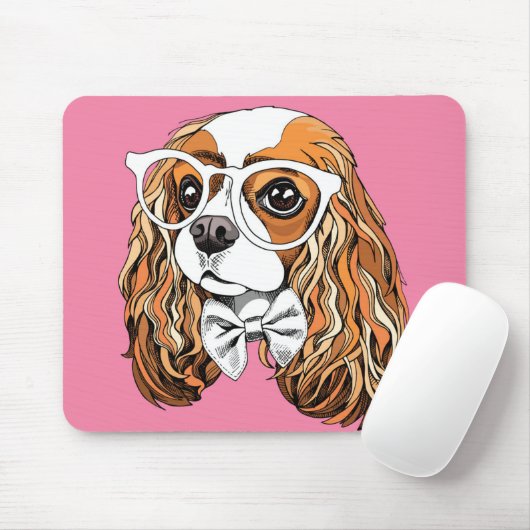 Cavalier King Charles Spaniel Portret Muismat (Met muis)