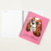 Cavalier King Charles Spaniel Portret | Naam toevo Planner (Display)