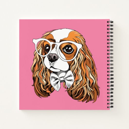 Cavalier King Charles Spaniel Portret Notitieboek (Achterkant)