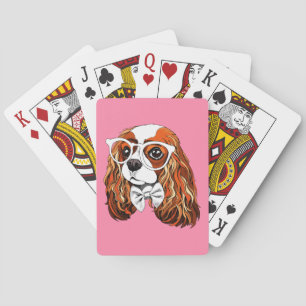 Cavalier King Charles Spaniel Portret Pokerkaarten