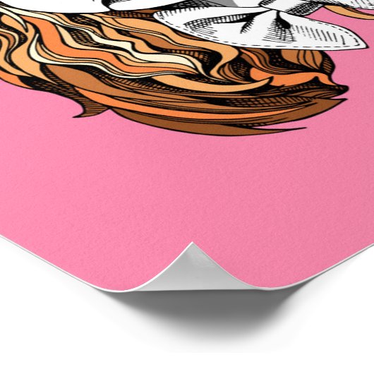 Cavalier King Charles Spaniel Portret Poster (Hoek)