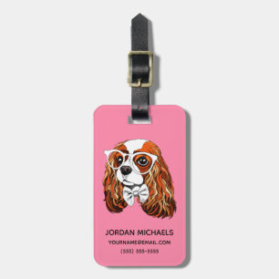 Cavalier King Charles Spaniel Portret Voeg je to Bagagelabel