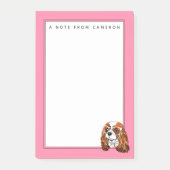 Cavalier King Charles Spaniel Portret | Voeg je to Post-it® Notes (Voorkant)