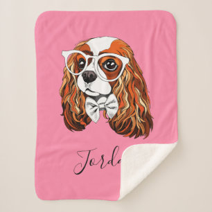 Cavalier King Charles Spaniel Portret   Voeg je to Sherpa Deken