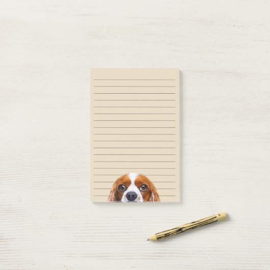 Cavalier King Charles Spaniel Post-it® Notes (Op bureau)