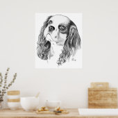 Cavalier King Charles Spaniel Poster (Keuken)
