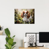 Cavalier King Charles Spaniel Poster (Thuiskantoor)