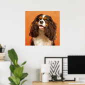 Cavalier King Charles Spaniel Poster (Thuiskantoor)
