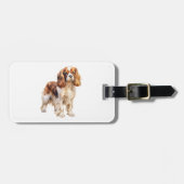 Cavalier King Charles Spaniel print Hondenkunst pr Bagagelabel (Voorkant horizontaal)