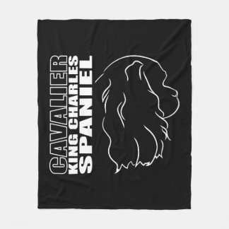 Cavalier King Charles Spaniel Profiel hond moeder Fleece Deken