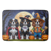 Cavalier King Charles Spaniel Pumpkin Halloween Badmat (Voorkant)