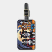 Cavalier King Charles Spaniel Pumpkin Halloween Bagagelabel (Voorkant verticaal)