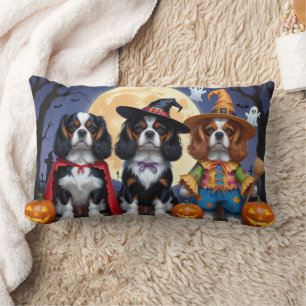 Cavalier King Charles Spaniel Pumpkin Halloween Kussen