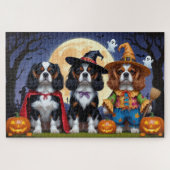 Cavalier King Charles Spaniel Pumpkin Halloween Legpuzzel (Horizontaal)