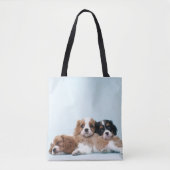 Cavalier King Charles Spaniel Puppies Tote Bag (Voorkant)