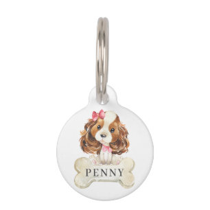 Cavalier King Charles Spaniel Puppy Dog Huisdierpenning