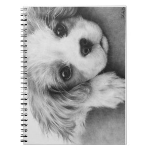 Cavalier King Charles Spaniel Puppy Dog notebook Notitieboek