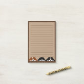 Cavalier King Charles Spaniel Puppy Dog Post-it® Notes (Op bureau)