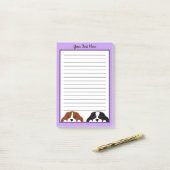 Cavalier King Charles Spaniel Puppy Dog Post-it® Notes (Op bureau)