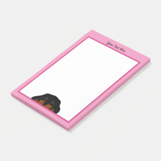 Cavalier King Charles Spaniel Puppy Dog Post-it® Notes (Schuin)