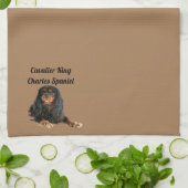 Cavalier King Charles Spaniel Puppy Dog Theedoek (Gevouwen)