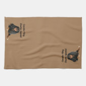 Cavalier King Charles Spaniel Puppy Dog Theedoek (Horizontaal)